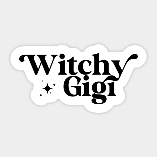 Halloween Costume for Gradma - Witchy Gigi Sticker